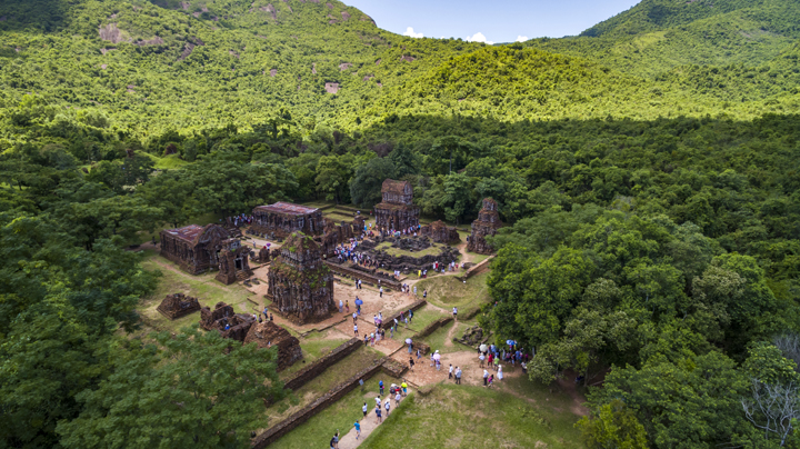 My Son Sanctuary - Quang Nam, view from above